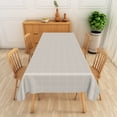 thumbnail image 4 of Nanqianyi Grey Checkered Rectangular Tablecloth for 60 x 120 inch, Waterproof Wipeable Table Cover for Kitchen Table, Indoor and Outdoor, 4 of 6