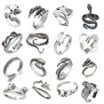 thumbnail image 1 of Juego De Anillos Punk Vintage De 16 Piezas Anillo Abierto De Animal Lindo Anillos Apilables Góticos Para Mujeres, Hombres Y Niñas Speravity AP007681-03, 1 of 6