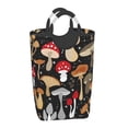 thumbnail image 2 of Bingfone Various Mushrooms Laundry Hamper,Large Canvas Fabric Lightweight Storage Basket Toy Organizer Dirty Clothes Collapsible, 2 of 6