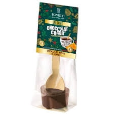 Bovetti Hot Chocolate Spoon (Organic Dark Chocolate & Orange) 35g