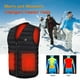 thumbnail image 5 of Chaleco calefactor de carga lavable unisex Chaleco calefactable para deportes caza senderismo, 5 of 9