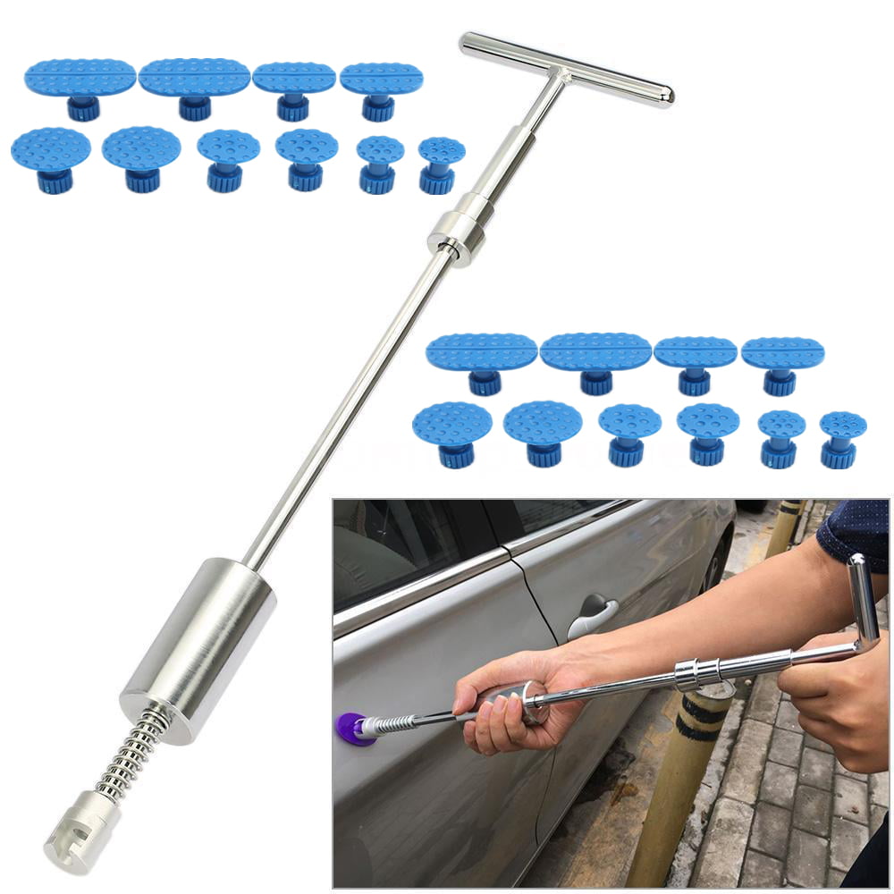The Cars Dent Remove Repair Tool Paintless Slide Hammer With Tabs Puller 
