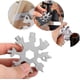 thumbnail image 4 of Regalos de Navidad para él, multiherramienta de copo de nieve 18 en 1, multiherramienta de copos de nieve de acero inoxidable, increíbles regalos de herramientas, 4 of 5