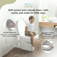 thumbnail image 4 of Dolu Nuve Toddler Toilet Training Seat Insert with High-Arched Backrest, Grey, 4 of 6
