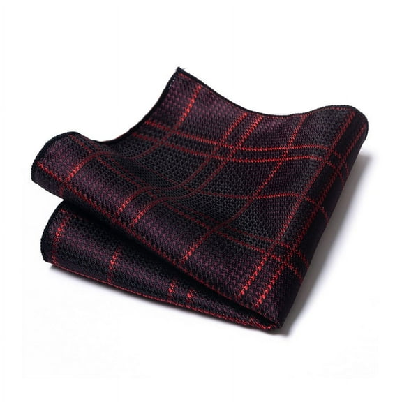 Zhuge Mens Silk Pocket Square Set Handkerchiefs-9*9inch，C45