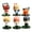 L, variant on Chainsaw Man Figure, 6Pcs 1.6 Inch Miniature Figuriness Set, Anime Desktop Accessories, Gift for Anime Fans