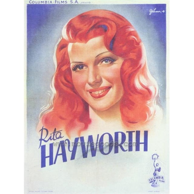 Posterazzi MOVEF9345 Rita Hayworth Movie Poster - 27 x 40 in.