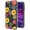 Botanic, variant on GSA Floral Glitter Case for Coolpad Legacy Brisa - Purple Flowers