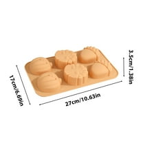 CASAFUN Fall Soap Molds Silicone Acorn Leaf Mold, Fall Autumn Baking Molds for Muffin Mini Cakes Jello Jumbo Chocolate, 3D Halloween Thanksgiving Molds for Making Soap Wax Candle