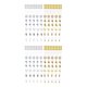 thumbnail image 1 of Sonducket 70Pcs Hair Braiding Beads Hair Cuffs Braids for DIY Beard Necklace Wig 2piezas 140 piezas oro plata, 1 of 6