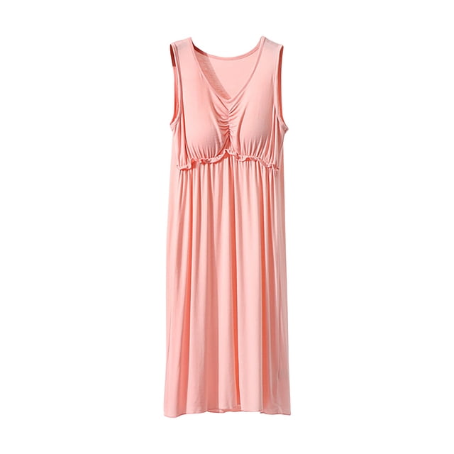Robes d'Été pour Femmes Longues Sans Manches Décontractées Robe Maxi Tissu Extensible 4 Directions 1 Pce