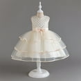 thumbnail image 6 of Godderr Kids Baby Girls Dresses Flower Girl Dresses for Wedding Girls Sequin Dress Tulle Dress Girls Wedding Guest Dress Girls Tutu Dress Party Dresses for Toddlers Girls Birthday Dress for 2-10Y, 6 of 7