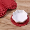 thumbnail image 4 of 100pcs Lace Paper Doilies Placemat Box Packaging Gift Wrap Paper Crafts For Wedding Party Table Decoration Mats, 4 of 7