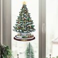 thumbnail image 4 of Pegatina Etiqueta engomada del árbol de cristal de Navidad Pegatinas de Año Nuevo de PVC reutilizables para terraza cercada Sywqhk Libre de BPA, 4 of 5