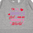 thumbnail image 3 of Inktastic Valentine's Day I'm My Daddy's Girl and My Mommy's World Baby Sweatshirt, 3 of 4