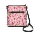 thumbnail image 2 of ZUXONGSY Strawberry Flower Heart Print Shoulder Bag for Women Small Crossbody Travel Purse Trendy Satchel with Adjustable Wide Strap for Dating Workout, 2 of 7