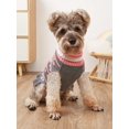thumbnail image 2 of 1pc Knitted Dog Sweater, Four-Leaf Clover Pattern, European And American Style, For Teddy, Bichon, Panda, Cat Etc. Pet Clothes, 2 of 4