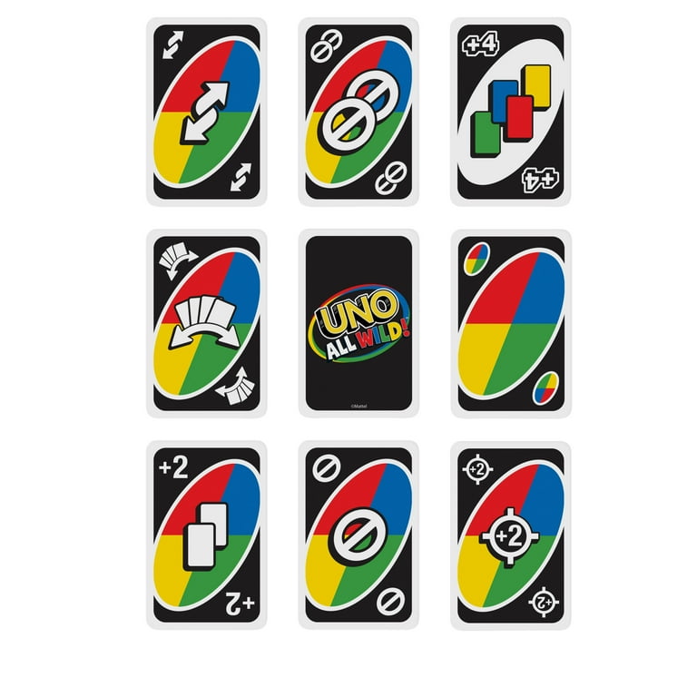 UNO All Wild Card Game - New Play Version for Family Night, All  