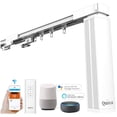 thumbnail image 1 of Quoya Smart Curtains System, Electric Curtain Track with Automated Rail【Motorized and Adjustable Tracks/Rod/Pole (up to 3 metres / 118 inches)】【Quoya WiFi Motor compatible with Alexa】, 1 of 4