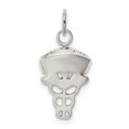 thumbnail image 3 of Sterling Silver Nurse Symbol Charm QC145 (21mm x 11mm), 3 of 3