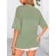 thumbnail image 2 of Suéter PRETTYGARDEN 2025 Cuello en V Tejido Acanalado Verde Medio Talle S, 2 of 8