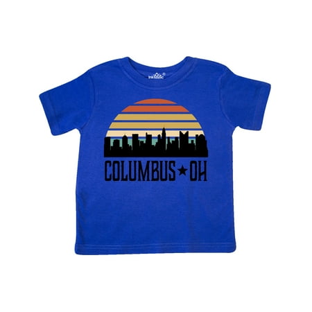 

Inktastic Columbus Ohio Skyline Vintage Gift Toddler Boy or Toddler Girl T-Shirt