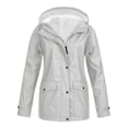 thumbnail image 4 of Women's Mountain Waterproof Ski Jacket Hooded Windbreakers Windproof Raincoat Winter Warm Snow Coat, 4 of 8