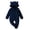 Blue, variant on Splozh Newborn Baby Winter Snowsuit Bear Outfit Fleece Warm Jumpsuit Romper Hooded Clothes for Infant Girls Boys Newborn Coming Home Outfit Girl,Grey,3-6 Months