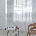 thumbnail image 3 of FLhrweasw Cortinas Tul Con para Sala Estar Media Ventana Opaca (gris), 3 of 9