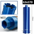 thumbnail image 4 of 370Mm M22 Concrete Core Drill Bit Dry Wet Hammer Perforator Drilling Hole Opener 63Mm Smile Home, 4 of 7