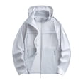 thumbnail image 6 of Xdegoge Men's UPF 100+ Performance Sun Shirt Pro Full Zip Athletic Hoodie Slim Fit Long Sleeve Cooling Jacket Golf Running Hiking Technical Sun Protection Outfits, 6 of 6