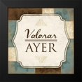 thumbnail image 2 of Grey, Jace 15x15 Black Modern Framed Museum Art Print Titled - Valorar Ayer, 2 of 5