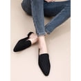 thumbnail image 7 of Apakowa Mules for Women Flats Comfortable Slip on Women Mules Pointed Toe Backless Loafers Shoes, 7 of 7