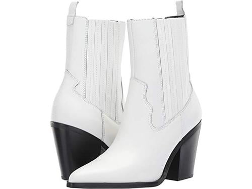 aldo white ankle boots