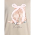 thumbnail image 2 of Yee Haw Boots Bow Women's Graphic Everyday Tee with Short Sleeves, Sizes XXS-XXL, 2 of 5