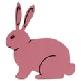 thumbnail image 4 of Jumbo Wood Rabbit Cutout 16-inch x 14-inch, Pack of 6 Unfinished Easter Wood Cutouts to Paint for Easter Spring Crafts, Easter Decorations, and Woodland Nursery Décor, by Woodpeckers, 4 of 6