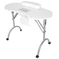 thumbnail image 3 of Nail Art Workstation, Manicure Table, Beautiful And Practical Easy To Store Folded Storage Salon Shop Manicure Store Beauty Salon For Home EU Plug,US Plug,UK Plug,AU Plug, 3 of 8