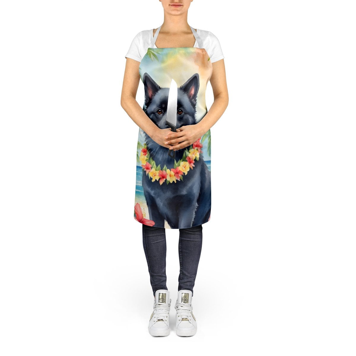 Yorkshire Terrier Luau Apron