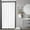Q-01black White, variant on Boho White Black Stall Small Half Size Dorm Shower Curtain 36x72 Inch Striped Geometric Chevron Herringbone Single Narrow Tiny Walkin Stand Up Decor Fabric Bathroom Set Polyester Waterproof