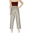 thumbnail image 3 of American Apparel Women's Twill Pleated Pant, Vintage Khaki, 26W/27L, 3 of 7