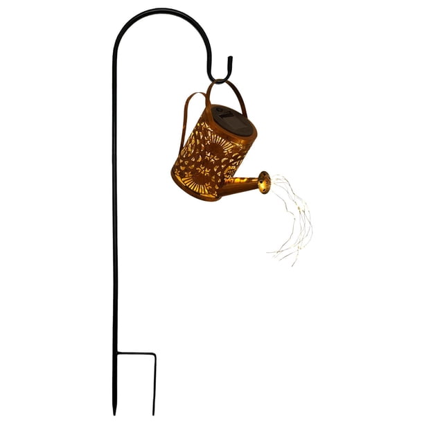 Lámpara de cascada colgante de luz de cadena de regadera para decoración de árboles de jardín S A Yuyangstore Luces de hadas de regadera