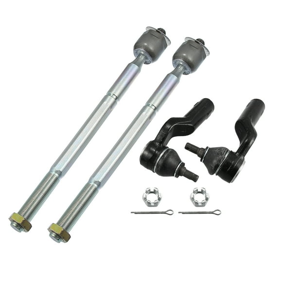 Unique Bargains Front Inner Outer Tie Rod End Links Kit EV800024 ES800025 ES800026 for Mazda 3 2004-2013 for Mazda 5 2006-2010