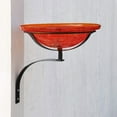 thumbnail image 5 of Achla Designs 12 Inch Wall Mount Glass Bowl and Birdbath, Mandarin Orange, 5 of 6
