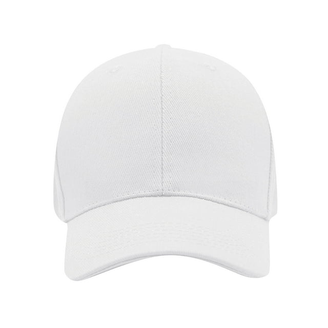 Gorra de béisbol unisex de moda veraniega informal con protección solar: algodón, talla única, color liso, uso diario y al aire libre