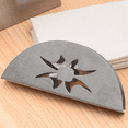 thumbnail image 6 of 2X Paper Towel Holder Stainless Steel Napkin Holder Fanshaped Organizer Container Home Dining Table Decoration, 6 of 6