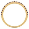 thumbnail image 5 of 0.57 ct Brilliant Round Cut Simulated Alexandrite 14k Yellow Gold Stackable Band SZ 6, 5 of 6
