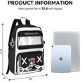 thumbnail image 4 of Park Cute Cool Mochila para Adolescentes Niñas, Ita Bag Kawaii Mochila con Accesorios Kawaii Pins para Regalos de Navidad (Negro), 4 of 4