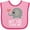 Pink and Fuchsia, variant on Inktastic My Tia Loves Me Grandchild Boys or Girls Baby Bib