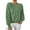 Green, variant on V-Neck Pullover Sweater Women Women's Casual Everyday Comfort Crew Neck Threaded Pullover Sweater Soft Knit Top for Ladies