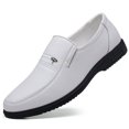 thumbnail image 1 of Zapatos casuales de cuero para negocios de primavera para hombres de mediana edad y mayores, zapatos de cuero suave con suela blanda de piel de vaca, 1 of 6